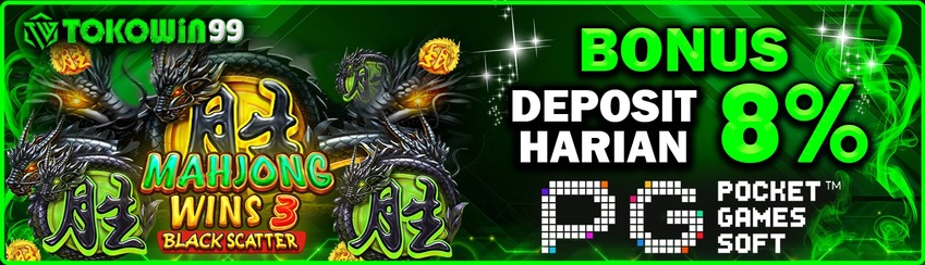 BONUS DEPOSIT HARIAN 8% PG SOFT